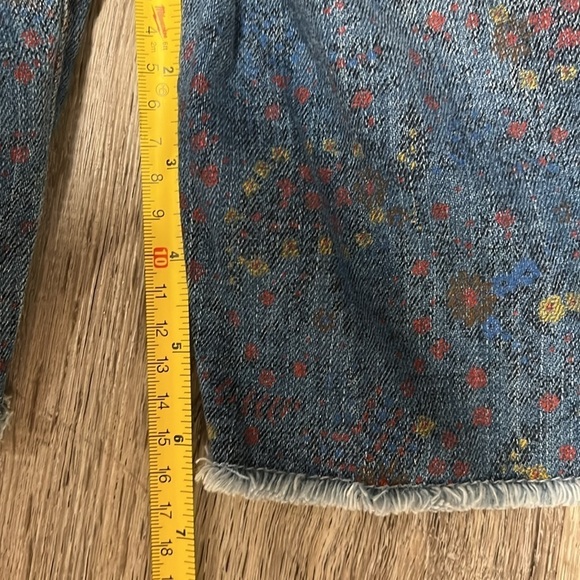 Lucky Brand Abbey DBL Roll Wildflower Paisley Short - Picture 13 of 16